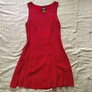 Vintage Polkadot Red Mini MyMichelle Dress